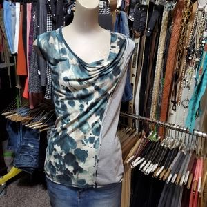 Vera Wang Asymmetrical tee. Sz. XS